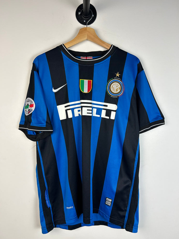 Vintage 2009 Nike Inter Milan Blue Soccer Jersey