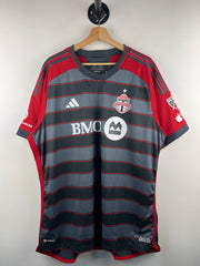 Adidas 2022 Toronto FC Home Grey & Red Soccer Jersey