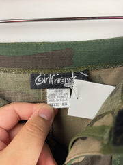 Vintage 90's Girlfriends Women's Camo Mini Skirt