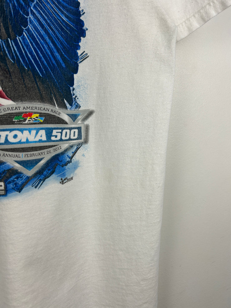 Vintage Nascar Daytona 500 White Tee