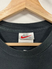 Vintage 90s Nike Tonal Spellout Black Women’s Tee