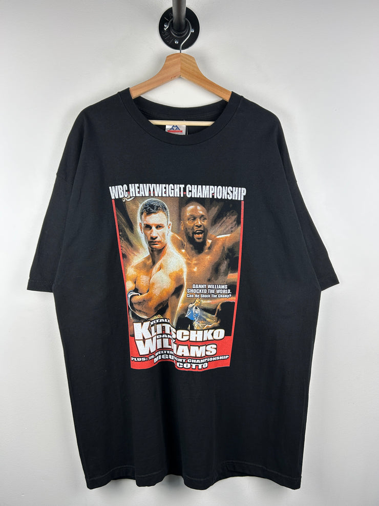 Vintage 2004 Boxing Vitali Klitschko VS Danny Williams Black Tee