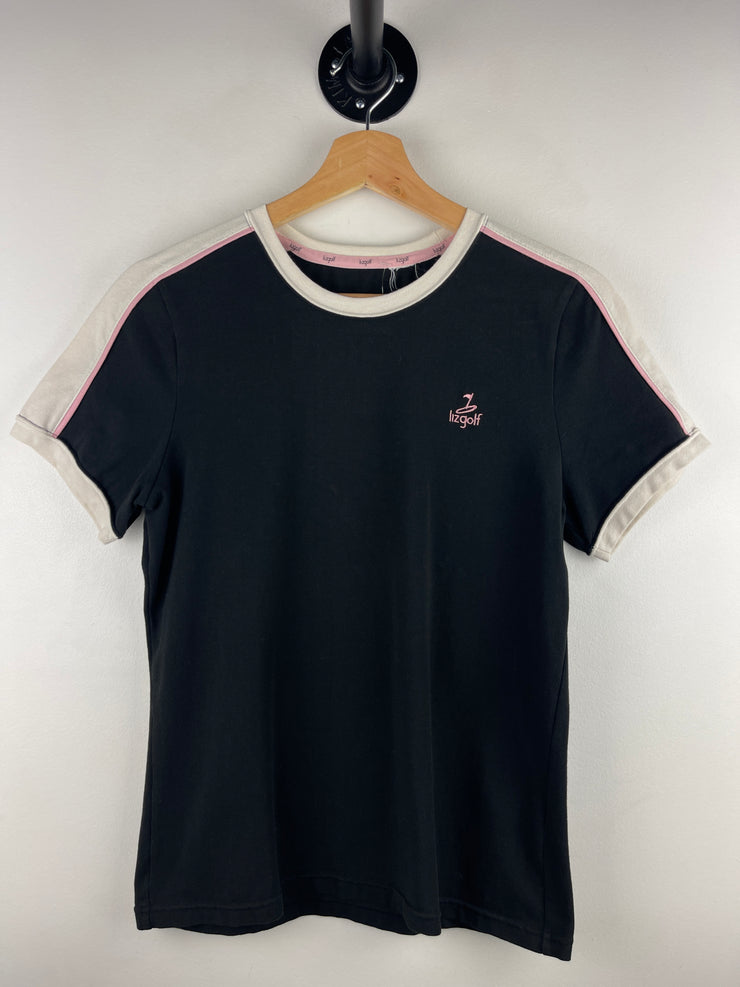 Vintage Liz Golf Black Women’s Baby Tee