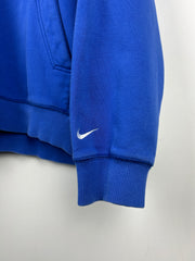 Vintage Nike Spellout Embroidered Blue Hoodie