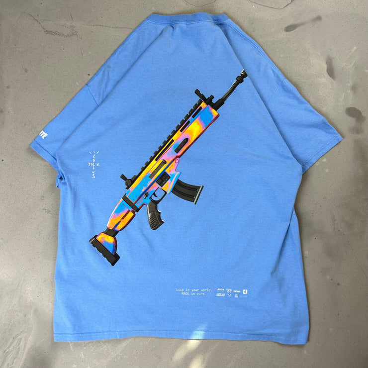 Travis Scott The Scotts Astro Goosebumps Blue Tee