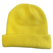 Stussy Script Cuff Yellow Beanie