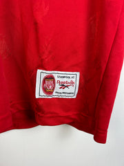 Vintage 90's Reebok Liverpool Home Red Soccer Jersey