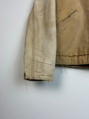 Vintage 90's Carhartt Faded Beige Detroit Cropped Jacket