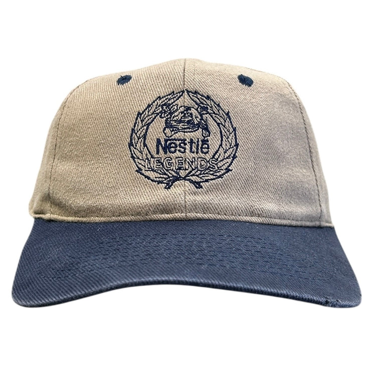 Vintage 90s Nestle Legends Beige Strapback Hat