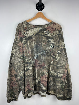 Vintage Mossy Oak Real Tree Camo Pocket Long Sleeve
