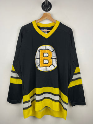 Vintage 90s NHL Starter Boston Bruins Black Hockey Jersey
