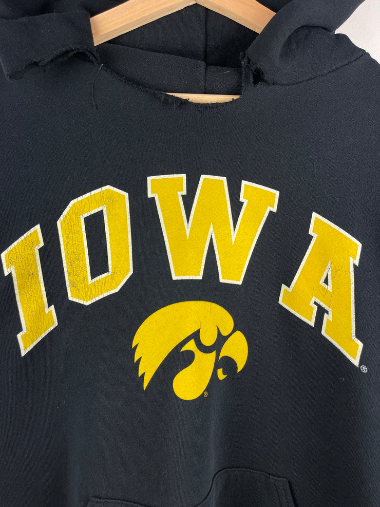 Vintage Russell Athletic Iowa Hawkeyes Black Hoodie