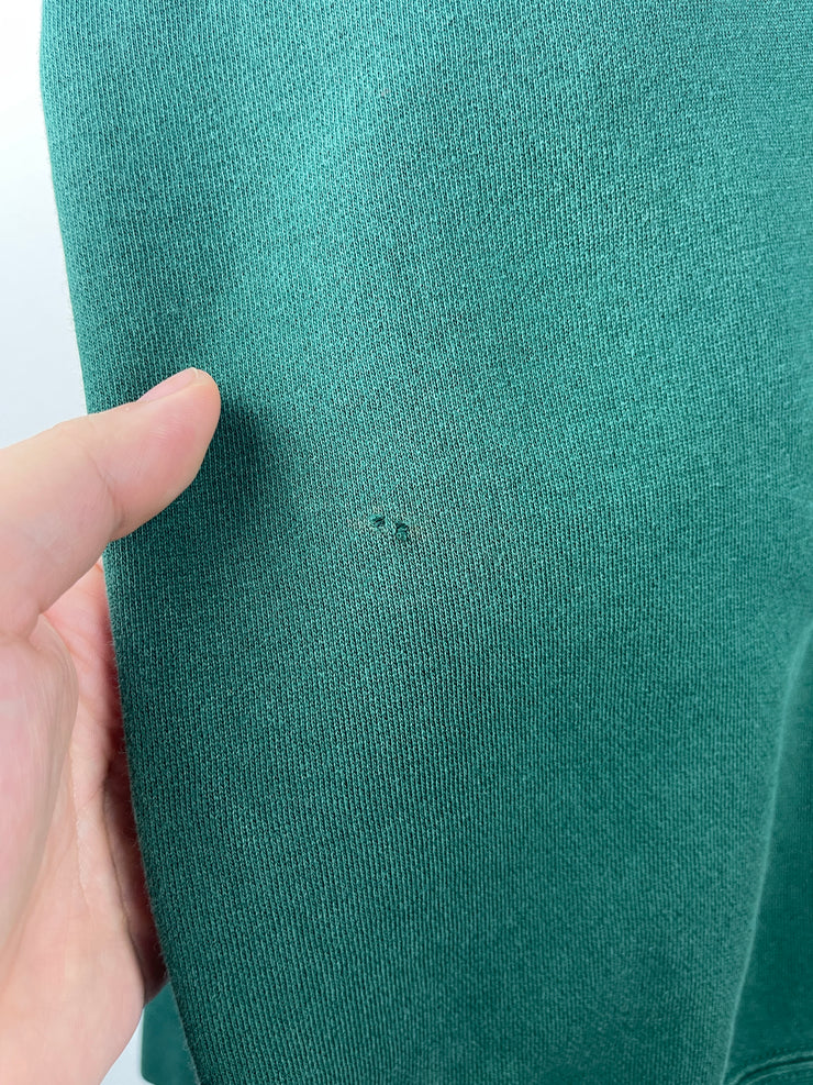 Vintage 90s Disney Goofy Embroidered Green & Navy Crewneck