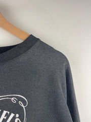 Vintage 90s Jack Daniels Whiskey Faded Black Crewneck