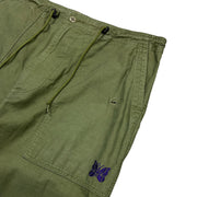 Needles String Fatigue Olive Green Pants