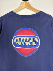 Vintage 90's Nike Spellout Navy Tee