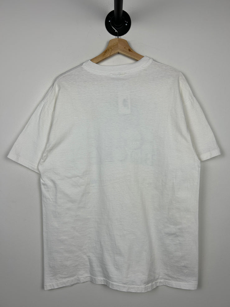 Vintage 90s Dockers Nobody Does Colour Like White Art Tee