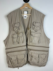 Vintage Fishing Tactical Beige Vest