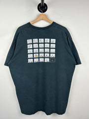 Vintage Nike Skateboarding Stickman Cartoon Black Tee
