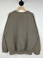Vintage 90s Nike Mini Swoosh Mocha Brown Crewneck