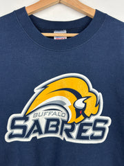 Vintage NHL Buffalo Sabres Navy Crewneck
