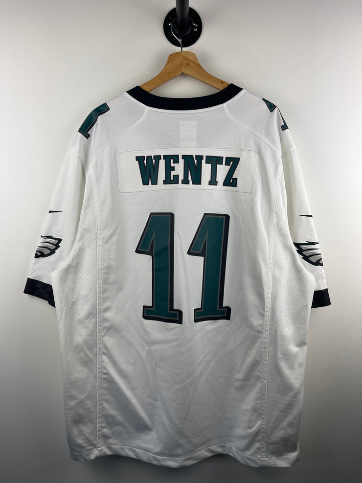 Nike NFL Philadelphia Eagles Wentz White Football Jersey