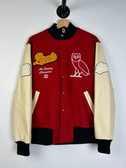 OVO x Roots FW22 Red Varsity Jacket