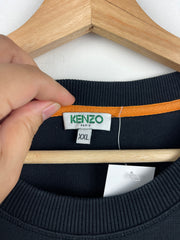 Kenzo Eye Embroidered Black Crewneck