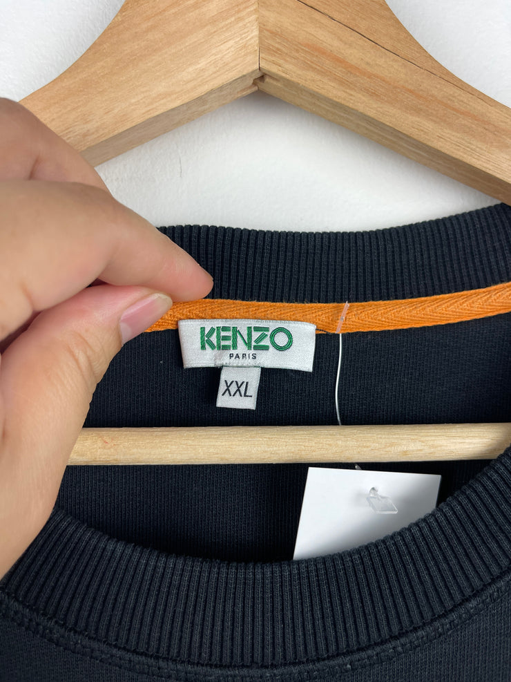 Kenzo Eye Embroidered Black Crewneck