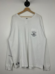 Chrome Hearts Fleur F*ck You White Long Sleeve