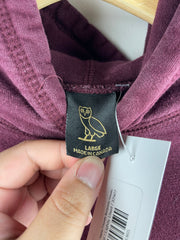 OVO Same City Same Friends Burgundy Hoodie
