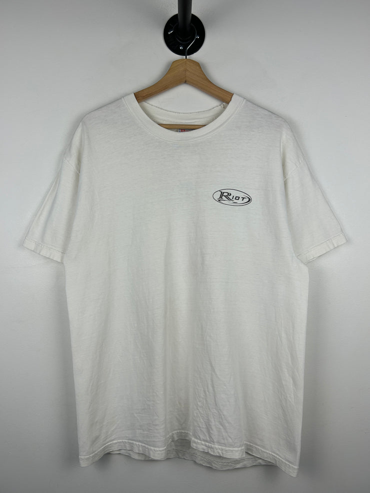 Vintage 90s Riots Comics Trickster Volume 1 White Tee