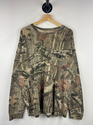 Vintage Mossy Oak Real Tree Camo Pocket Long Sleeve