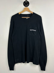 Chrome Hearts Script F*ck You Black Long Sleeve