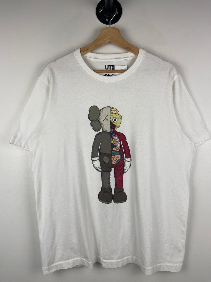 Kaws Flayed White Tee