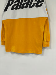 Palace SS18 Splitter Yellow & White Long Sleeve