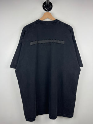 Balenciaga FW22 Strike 1917 Washed Black Tee