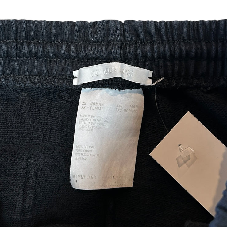 Helmut Lang Core Embroidered Black Sweatpants