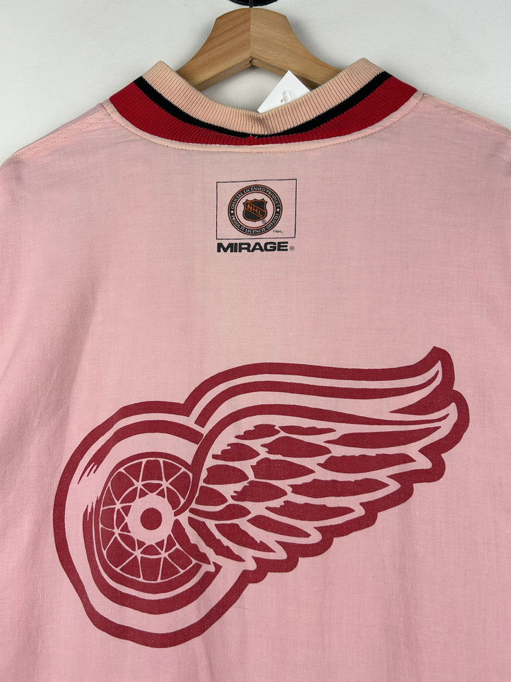 Vintage 90s NHL Mirage Detroit Red Wings Reversible Bomber Jacket