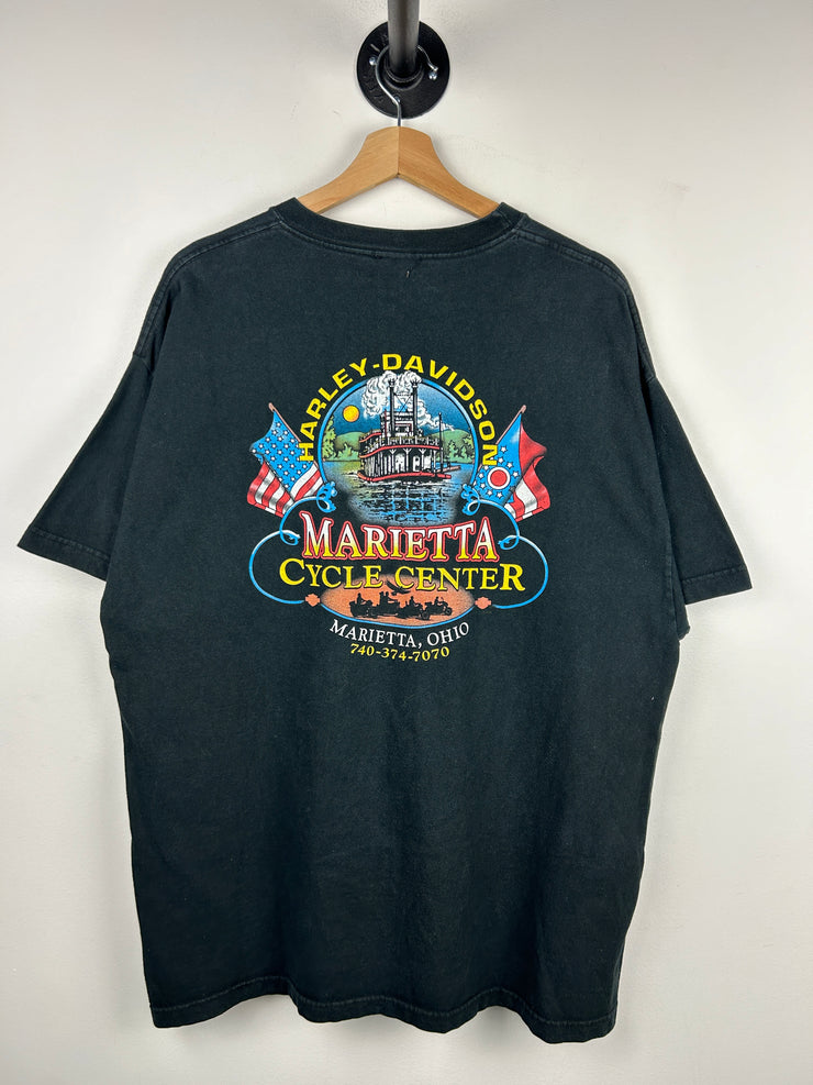 Vintage Harley Davidson Ohio Black Tee