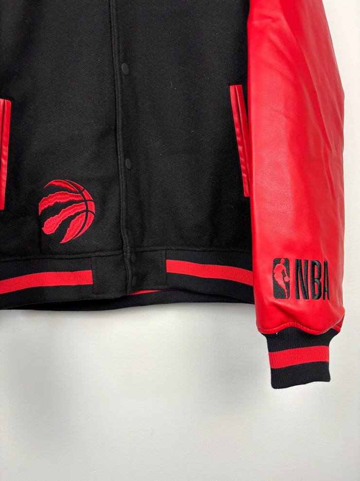 NBA Toronto Raptors Black Wool Varsity Jacket