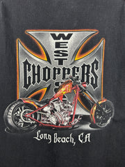 Vintage West Coast Choppers Long Beach Orange & Black Tee