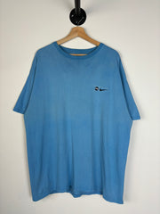 Vintage Y2K Nike Swoosh Baby Blue Tee