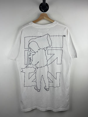 Off White Barrell Worker White Tee