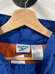 Vintage 90's Reebok Blue & Orange Pullover Windbreaker