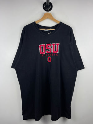 Vintage Ohio State Buckeyes University Embroidered Black Tee