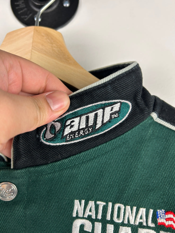 Vintage Nascar Chase Dale Jr AMP Energy Green Racing Jacket