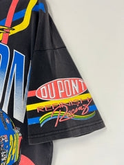 Vintage 1995 Nascar Jeff Gordon Smokin The Competition AOP Black Tee