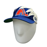 Vintage 90s NHL Logo Athletic Quebec Nordiques Shark Tooth Snapback Hat