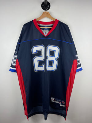 Vintage NFL Reebok Buffalo Bills Leodis McKelvin Embroidered Navy Football Jersey